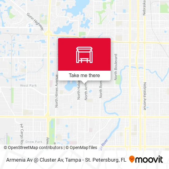 Armenia Av @ Cluster Av map