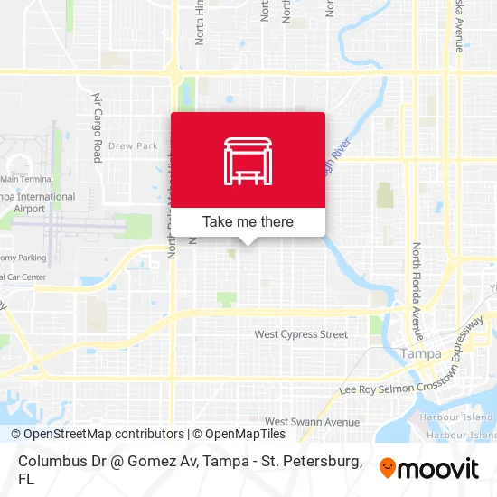 Columbus Dr @ Gomez Av map