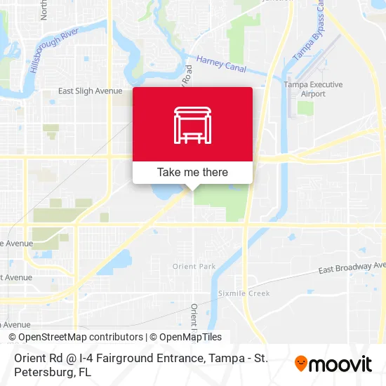 Orient Rd @ I-4 Fairground Entrance map