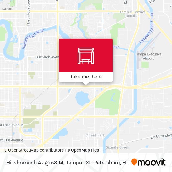 Mapa de Hillsborough Av @ 6804