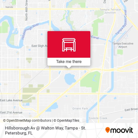 Hillsborough Av @ Walton Way map