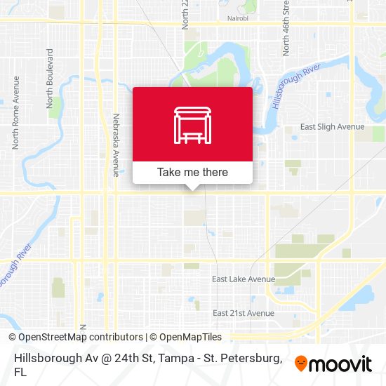 Hillsborough Av @ 24th St map