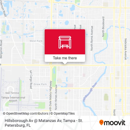 Mapa de Hillsborough Av @ Matanzas Av