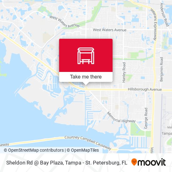 Sheldon Rd @ Bay Plaza map