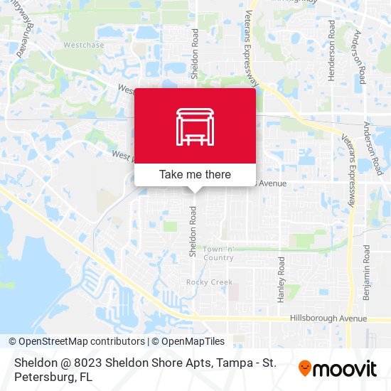 Sheldon @  8023 Sheldon Shore Apts map