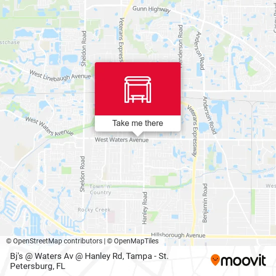 Bj's @ Waters Av @ Hanley Rd map