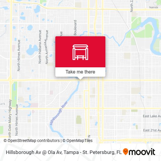 Hillsborough Av @ Ola Av map