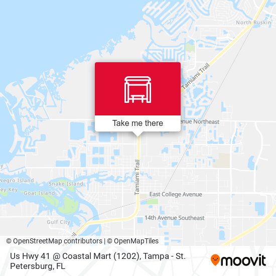 Mapa de Us Hwy 41 @ Coastal Mart (1202)