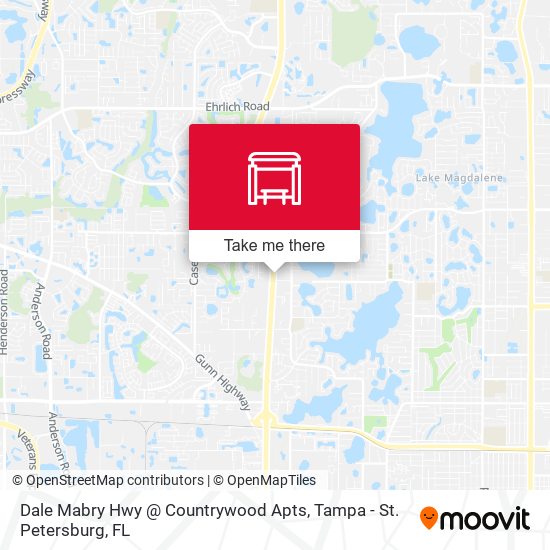 Dale Mabry Hwy @ Countrywood Apts map