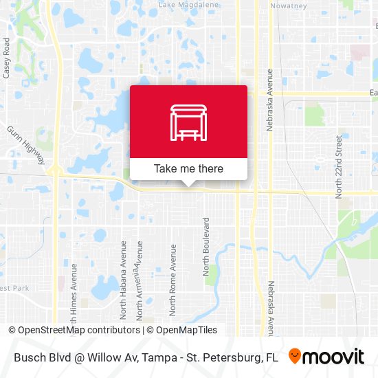 Busch Blvd @ Willow Av map