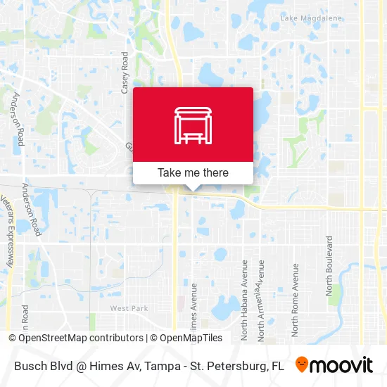 Busch Blvd @ Himes Av map