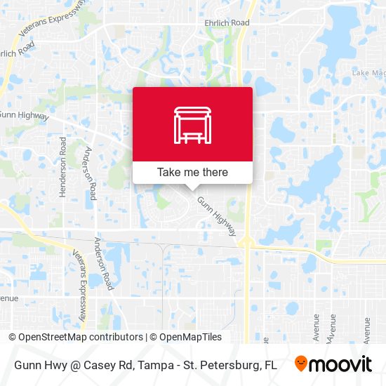 Gunn Hwy @ Casey Rd map