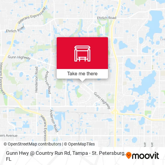Gunn Hwy @ Country Run Rd map