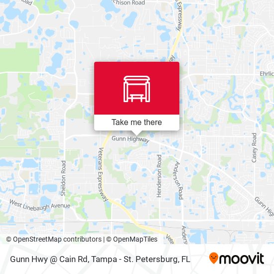 Gunn Hwy @ Cain Rd map