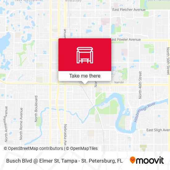 Busch Blvd @ Elmer St map