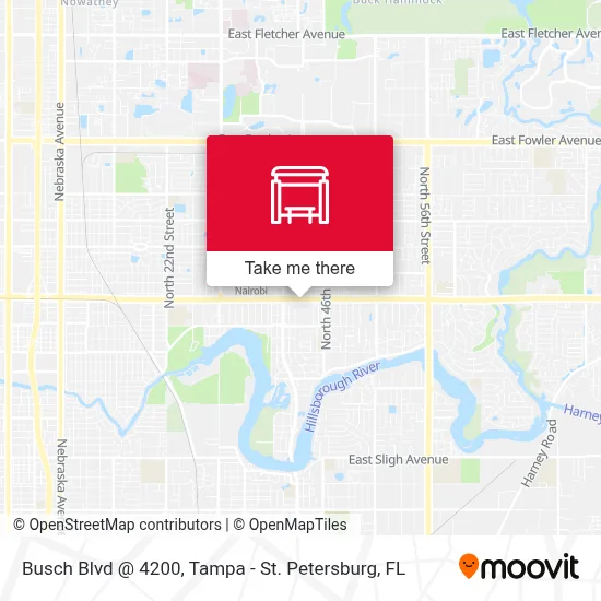 Busch Blvd @ 4200 map