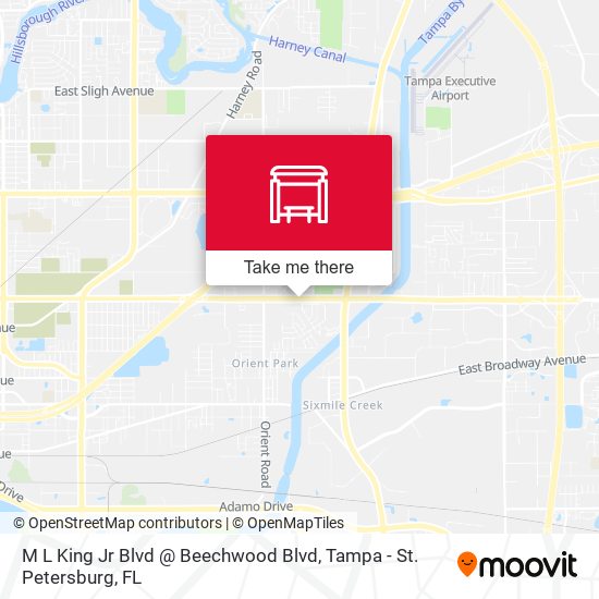 M L King Jr Blvd @ Beechwood Blvd map