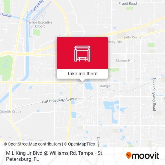 M L King Jr Blvd @ Williams Rd map