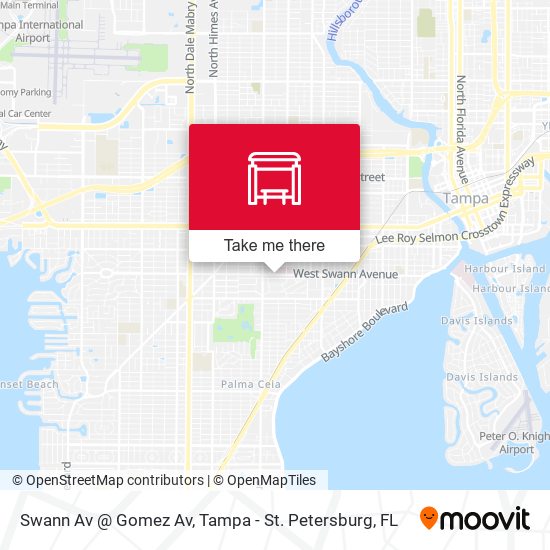 Mapa de Swann Av @ Gomez  Av