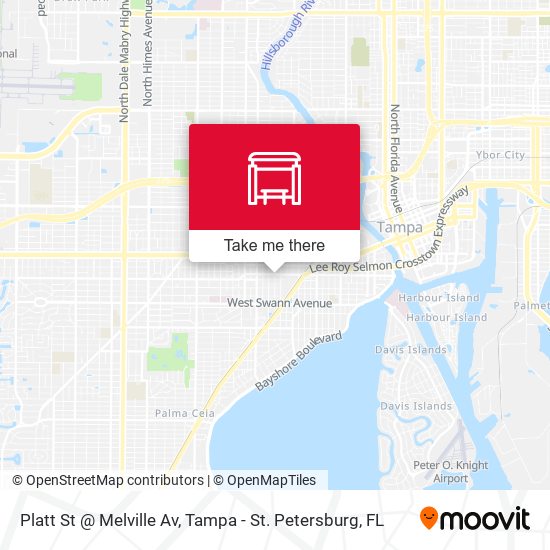 Mapa de Platt St @ Melville Av