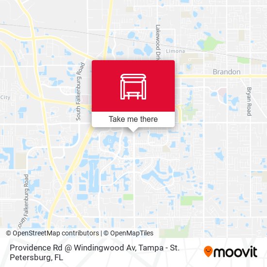 Providence Rd @ Windingwood Av map