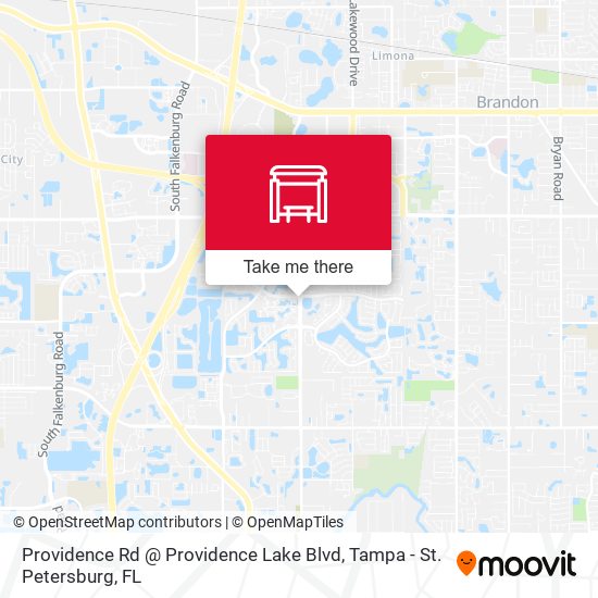 Providence Rd @ Providence Lake Blvd map
