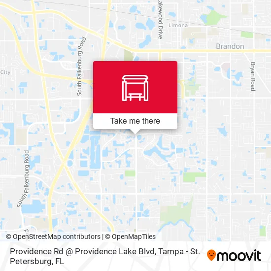 Mapa de Providence Rd @ Providence Lake Blvd