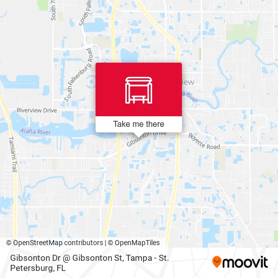 Mapa de Gibsonton Dr @ Gibsonton St