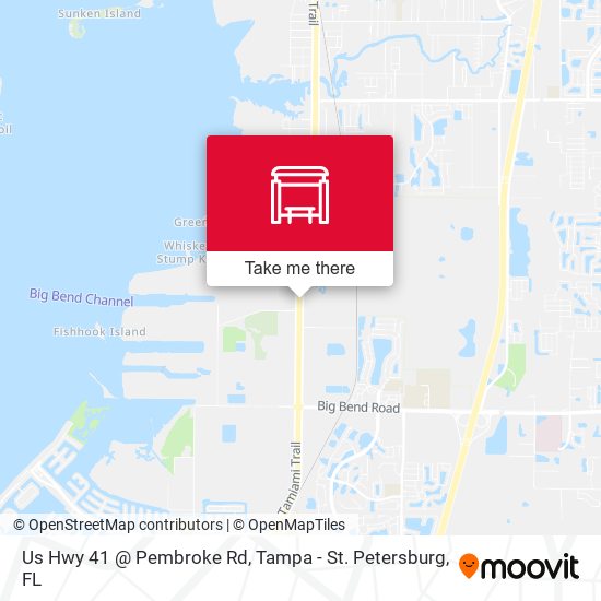 Us Hwy 41 @ Pembroke Rd map