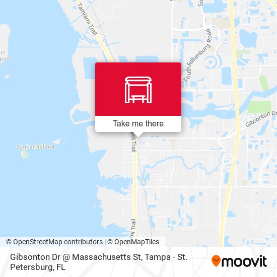 Mapa de Gibsonton Dr @ Massachusetts St