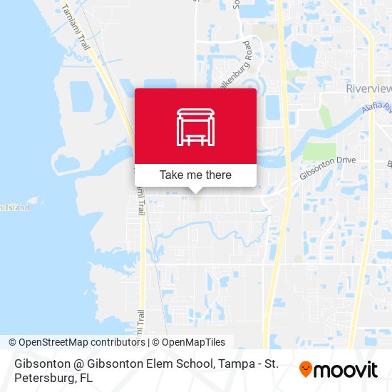 Gibsonton @ Gibsonton Elem School map