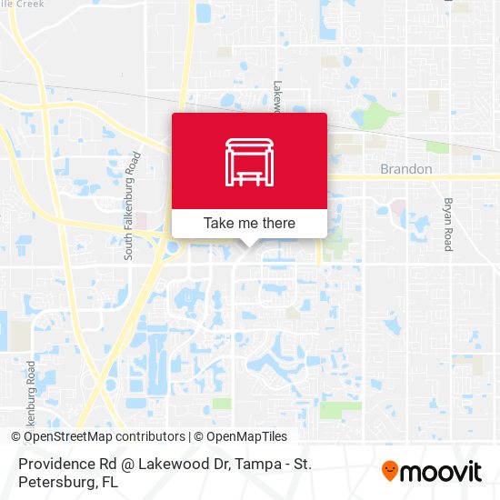 Providence Rd @ Lakewood Dr map