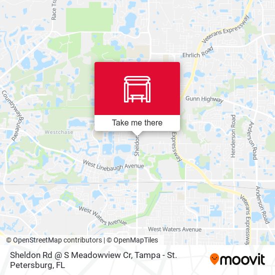 Sheldon Rd @ S Meadowview  Cr map