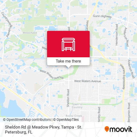 Mapa de Sheldon Rd @ Meadow Pkwy