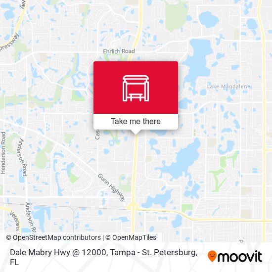 Dale Mabry Hwy @ 12000 map