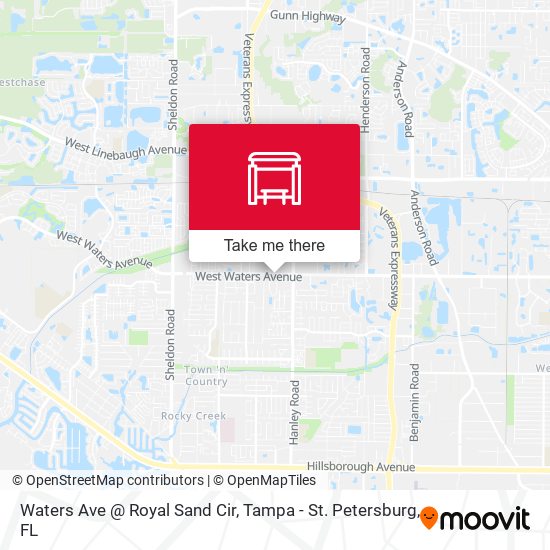 Waters Ave @ Royal Sand Cir map