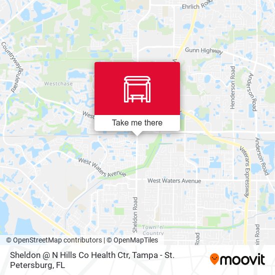 Sheldon @ N Hills Co Health Ctr map