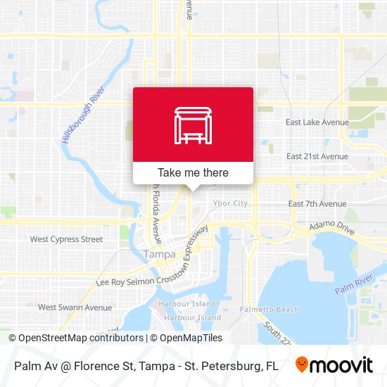 Palm Av @ Florence St map