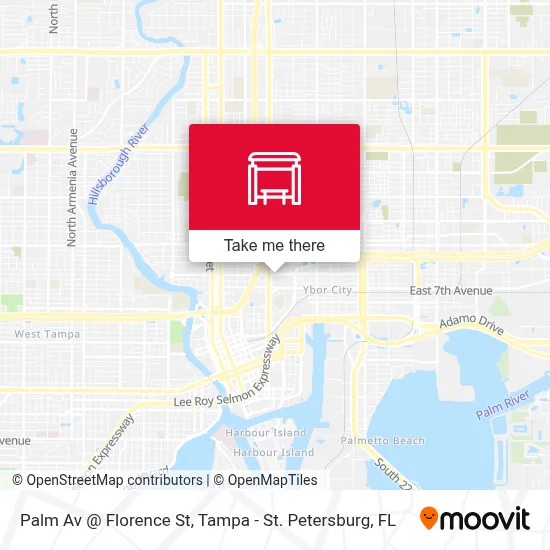Palm Av @ Florence St map