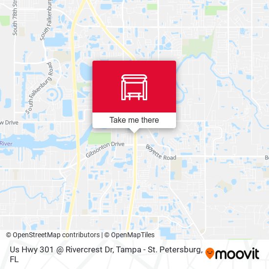 Mapa de Us Hwy 301 @ Rivercrest Dr