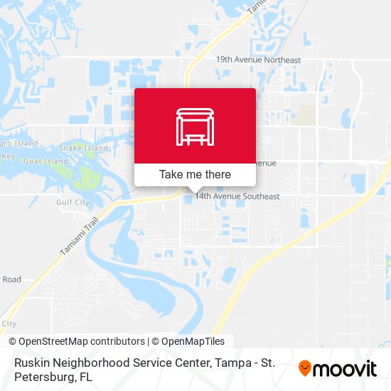 Mapa de Ruskin Neighborhood Service Center