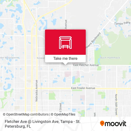 Mapa de Fletcher Ave @ Livingston Ave
