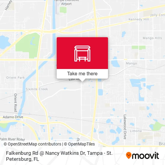 Mapa de Falkenburg Rd @ Nancy Watkins Dr