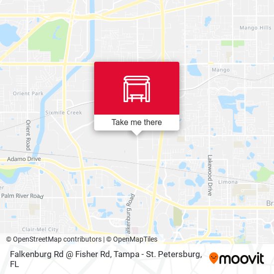 Mapa de Falkenburg Rd @ Fisher Rd