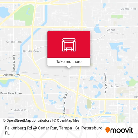 Falkenburg Rd @ Cedar Run map