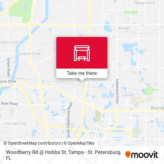 Woodberry Rd @ Hobbs St map