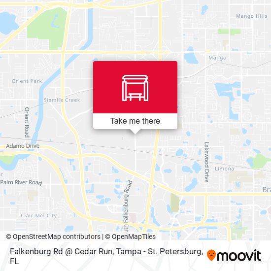 Mapa de Falkenburg Rd @ Cedar Run
