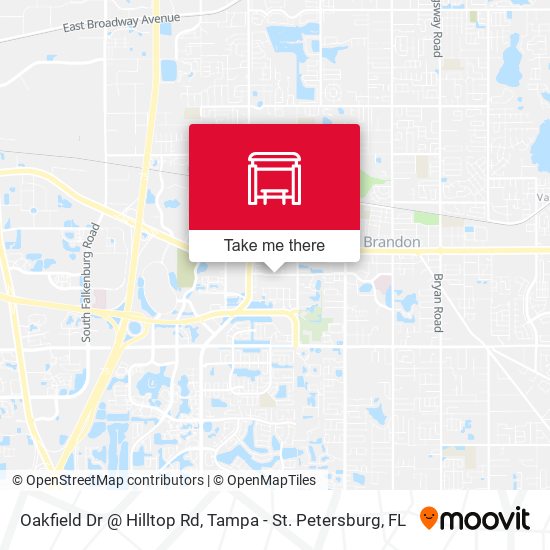 Mapa de Oakfield Dr @ Hilltop Rd