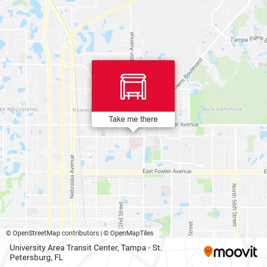 Mapa de University Area Transit Center