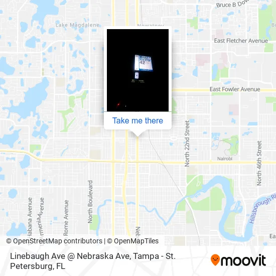 Mapa de Linebaugh Ave @ Nebraska Ave